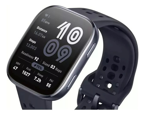 Smartwatch Amazfit Bip 6, Gps Integrado, Alexa, Amoled 1,97 Preto