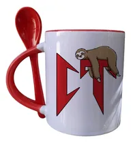 Comprar Taza Con Cuchara Corridos Tumbados Natanael Cano Rojo Corridos Tumbados