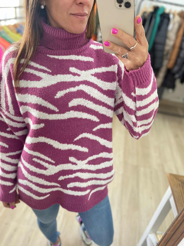 Sweater Poleron Amplio Mujer The Big Shop