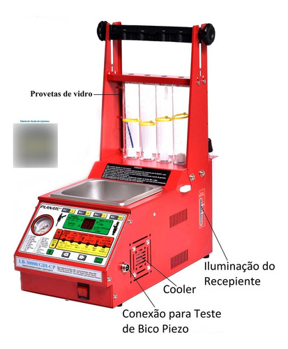 Maquina Limpeza De Bico Injetor Planatc Lb 30000 G4 + Capa