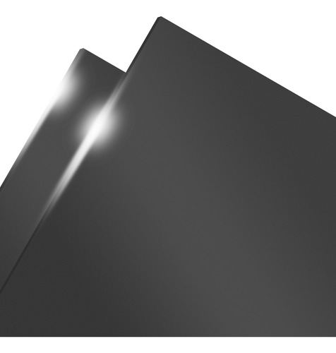 Plancha Acrílico Negro 3mm 1.22 Mt X 2.44 Mt