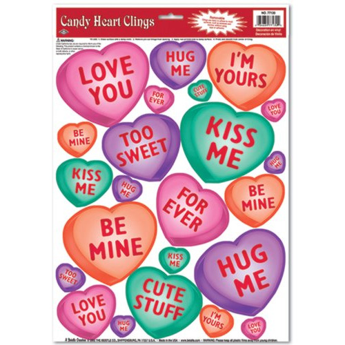 Accesorio Para Fiesta Candy Heart Clings (1 Cuenta) (23 / Sh