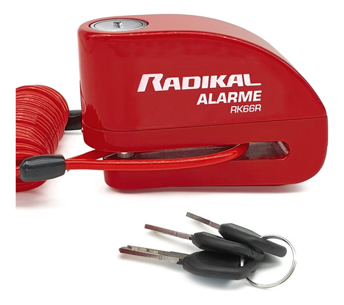 Radikal Rk66r - Cerradura De Disco De Alarma De 110 Db Refo.