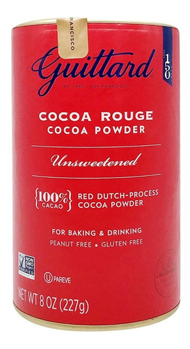 Guittard Cocoa Rouge Powder Unsweetened 227 G