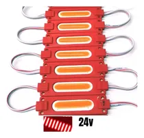 Comprar Modulo Led Cob Rojo 24v Linea Pesada Camion Gandola Trailer