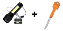 Comprar Mini Linterna Recargable Led Llavero Defensa Personal Cmb