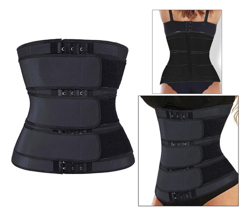 W Faja Moldeadora Del Cuerpo De La Recortadora De Negro Xxxl