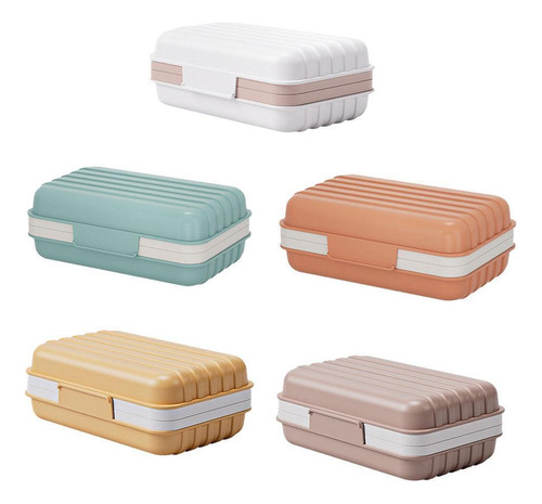 Caja De Jabón Perfumada Portátil Con Tapa, De Viaje Para El