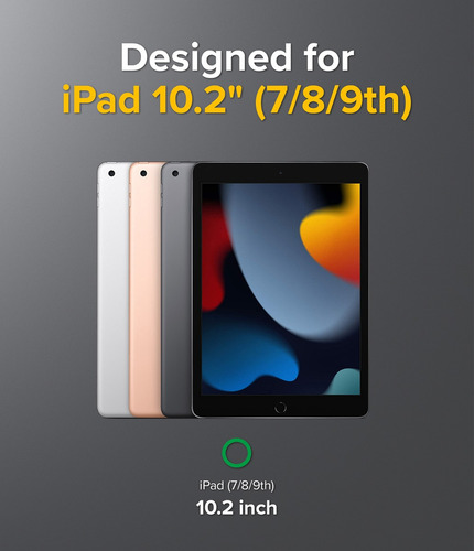 Funda Para iPad 7ma 8va 9na De 10,2 Ringke Fusion+ Anti Impa