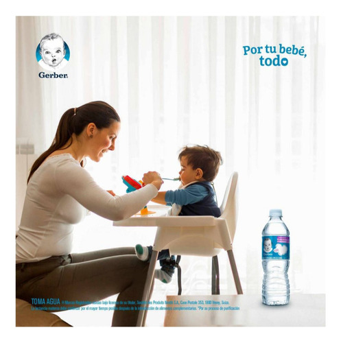 Agua Purificada Gerber 24 Botellas De 500ml