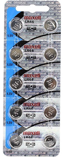 Pilas Baterias Maxell Original Lr44 Blister X 10