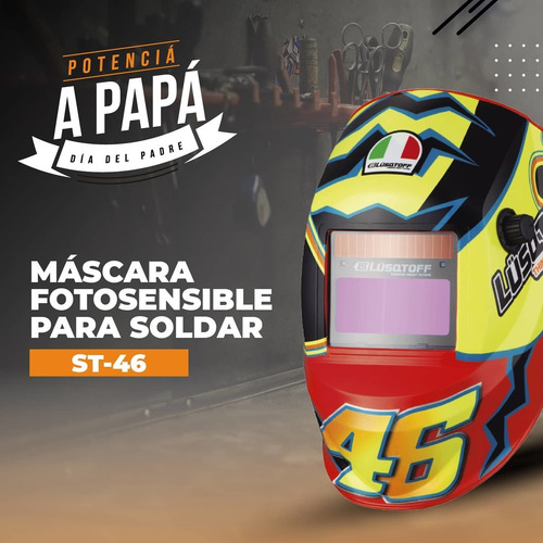 Mascara Fotosensible Automática Careta Soldar Lusqtoff St-46