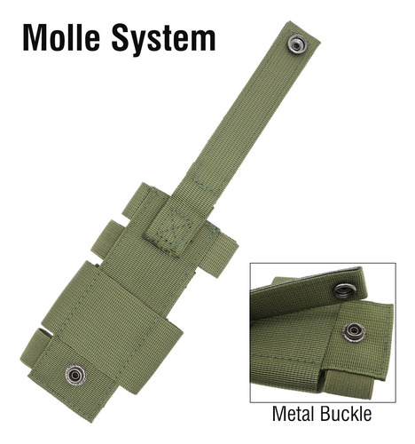 Pouch Porta Torniquete Tactico Profesional Primeros Auxilios Verde Militar