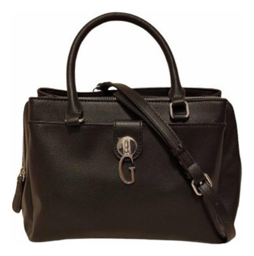 Bolsa Guess Satchel Color Negro
