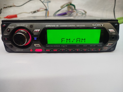 Autoestereo Sony Cdx Gt450 Bt Audio Adaptado Para Música
