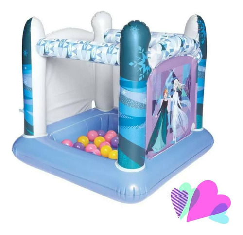 Disney Frozen 2 Playland Inflable Con 100 Pelotas 