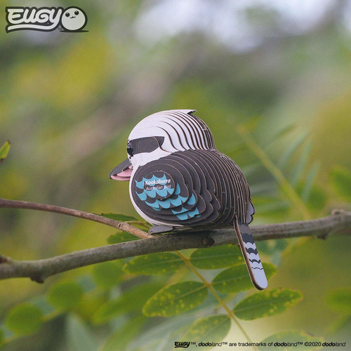 Eugy Kookaburra - Rompecabezas 3d, 27 Piezas, Ecológico, J.