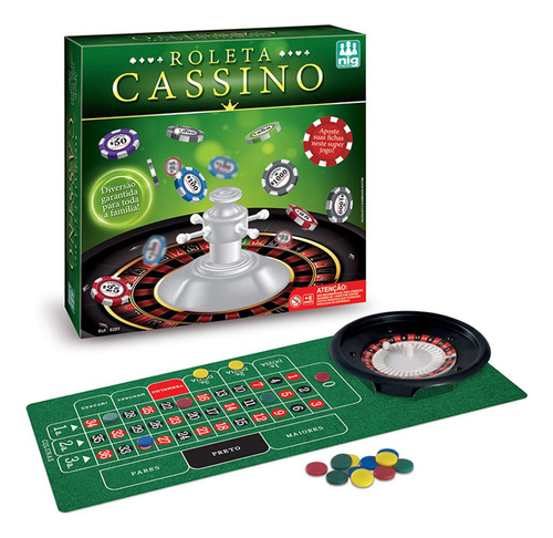 Jogo Roleta Cassino Completo Original Nig Brinquedos