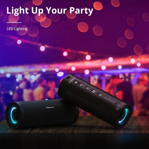 Parlante Inalambrico Tronsmart T6 Pro 45w Ipx6 24h Playtime* Negro