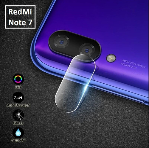 Vidrio Templado Lente Cámara Xiaomi Redmi Note 7