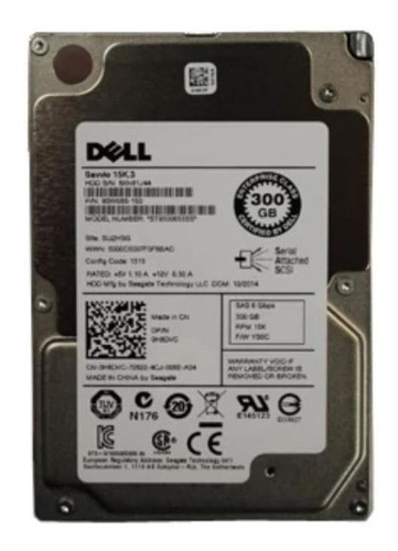Disco Rigido Dell 867cy- Capacidad 300gb 15k 6g