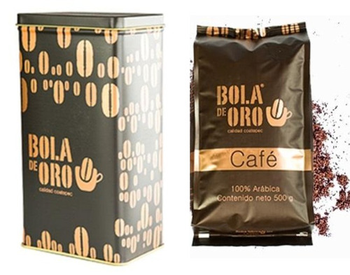 1/2 Kg Café Bola De Oro Gourmet En Lata