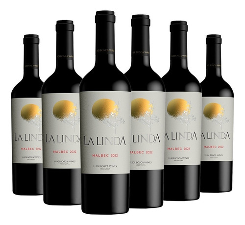 Vino La Linda Malbec 750ml. Caja 6 Botellas By Luigi Bosca