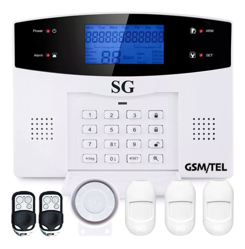 Alarma 3s Gsm Tel Seguridad Inalambrica App Cel Casa Vecinal