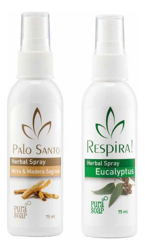 Combo Herbal Palo Santo + Respira Euca  Pura Soap Oficial