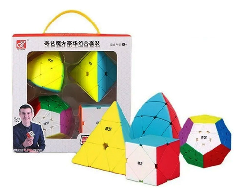 Pack Cubos Rubik Megaminx, Pyraminx, Skewb, Sq1  - En Caja !