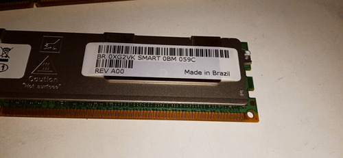 Memória Servidor 8gb Ddr3 2rx4 1333 10600r Pn 0xg2vk (ca43) (Usado)