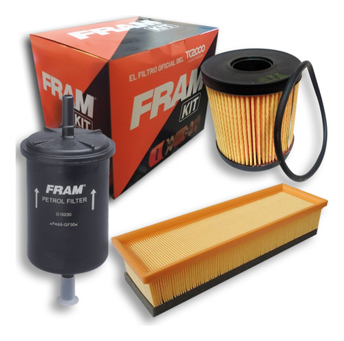 Kit Filtros P/ Peugeot 208 - Aire Aceite Combustible