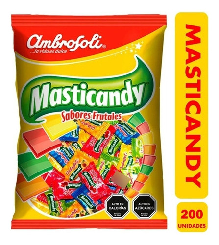 Masticandy Ambrosoli Bolsa De 200 Unidades Masticable