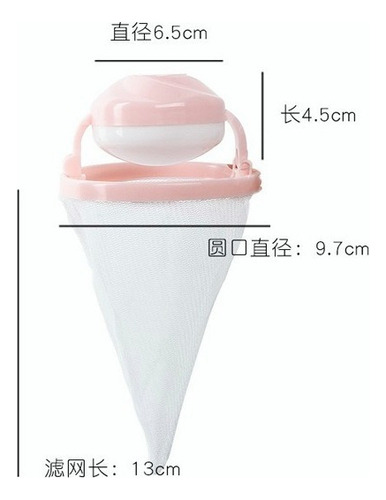 Lavadora Filtro De Malla Atrapa Pelusa Flotante Ropa Red