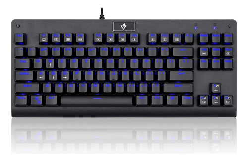 Teclado Mecánico Eagletec Kg040 Switch Azul Gaming