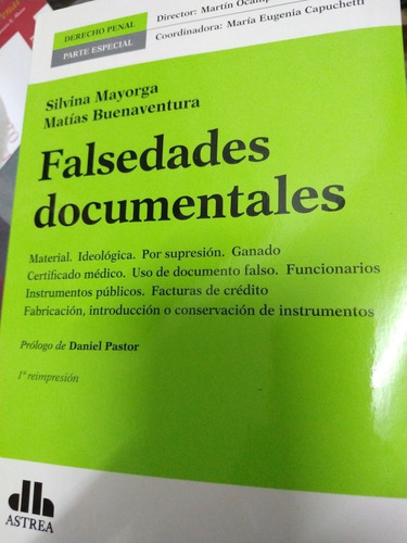 Falsedades Documentales. Mayorga Buenaventura Nuevo