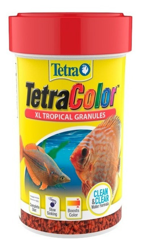 Imagen 1 de 6 de Alimento Para Peces Tetra Color Granulado 75 Gr
