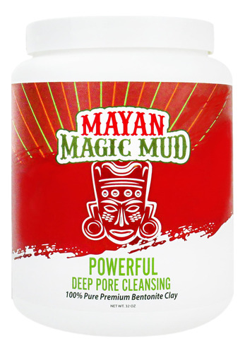 Mayan Magic Mud Potente Arcilla De Bentonita De Sodio Para .