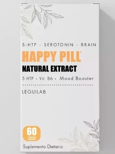 Happy Pill | 5-htp 100mg  X 60 Comp.| Serotonina. Triptofano