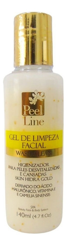 Peel Line Wash Clean Gel De Limpeza Facial 140ml Tipo de pele Desvitalizadas