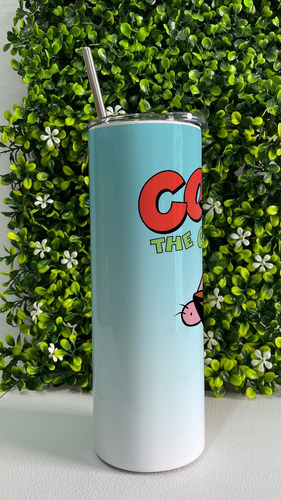 Termo Café Skinny Tumbler Coraje El Perro Cobarde