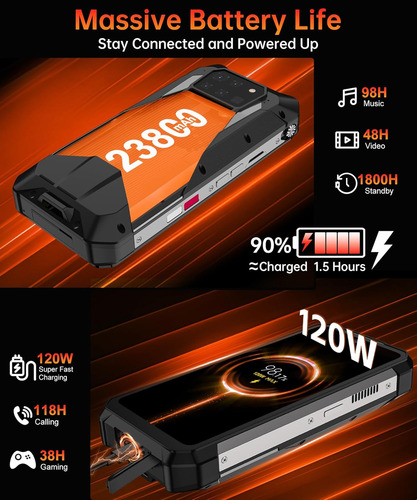 Celular Tank 3 Pro 32gb 512gb Proyector 23800mah Factura !