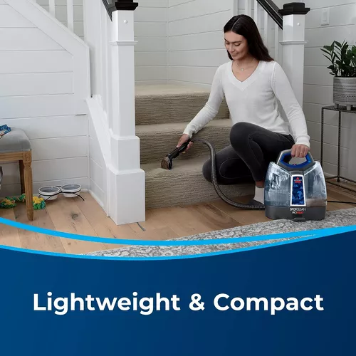 Bissell SpotClean ProHeat - Limpiador portátil para alfombras y manchas,  2694, azul