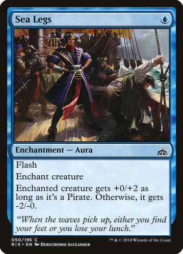 Carta Magic Sea Legs Rivals Of Ixalan Mtg