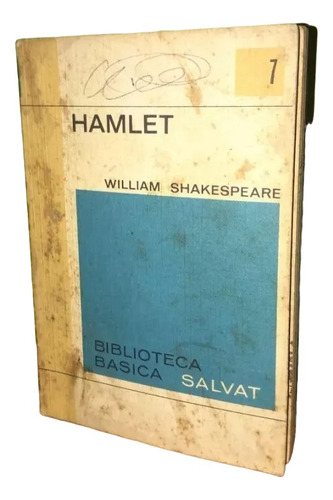 Libro, Hamlet De William Shakespeare.