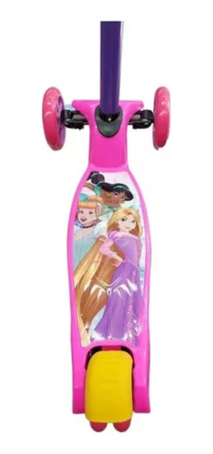 Super Monopatin Infantil Proncesa Plegable 3 Ruedas Grande