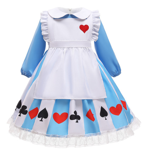 Disfraz Para Niños Alice De Princesa Vestido