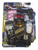 Comprar Set Policía Super Policia Heroe Swat 9 Pzas En Mi Cielo Azul