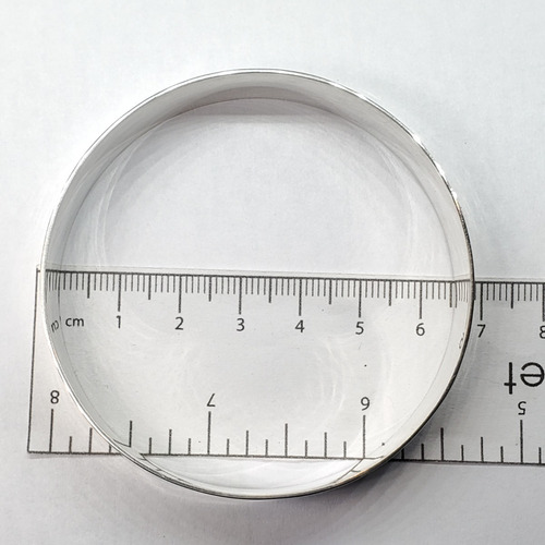Imagen 5 de 8 de Pulsera Plata Esclava 15mm Diametro 65
