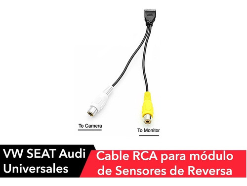 Cable Rca Para Modulo De Sensores De Reversa Tipo Original